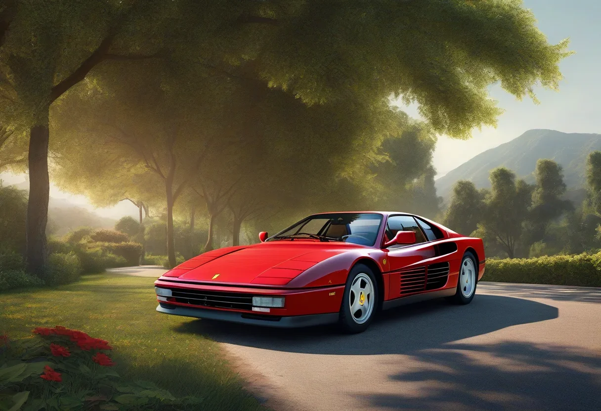 1990 Ferrari Testarossa with Ultra-Low Mileage and Obsessive Maintenance for Sale