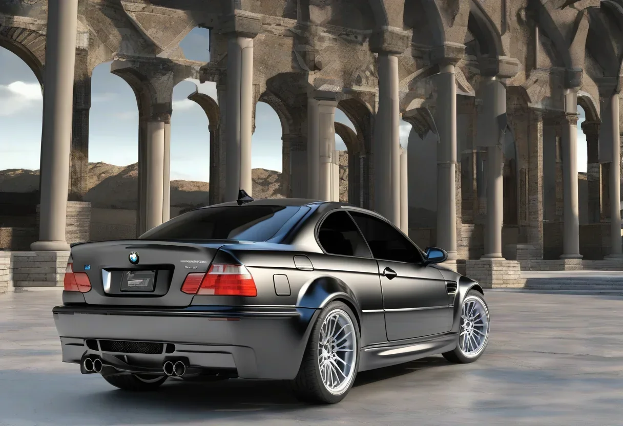 2006 BMW M3 Coupe in Carbon Black paint with a six-speed manual transmission and Dinan S package upgrades.