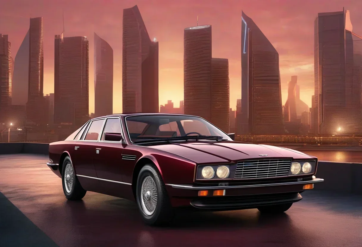 Aston Martin's Wedge-Shaped Wonder: The 1984 Lagonda