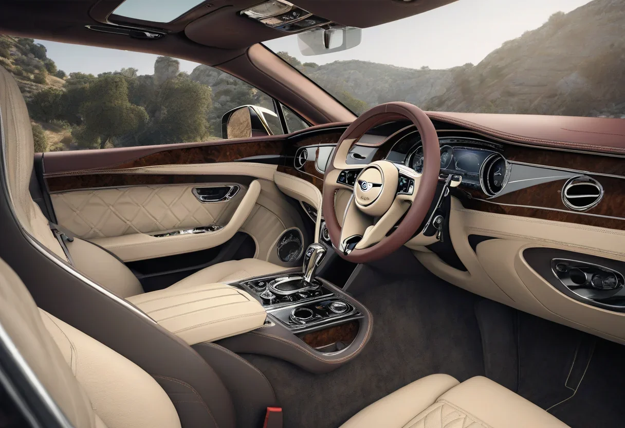 Bentley Torcal dashboard with parabolic speakers