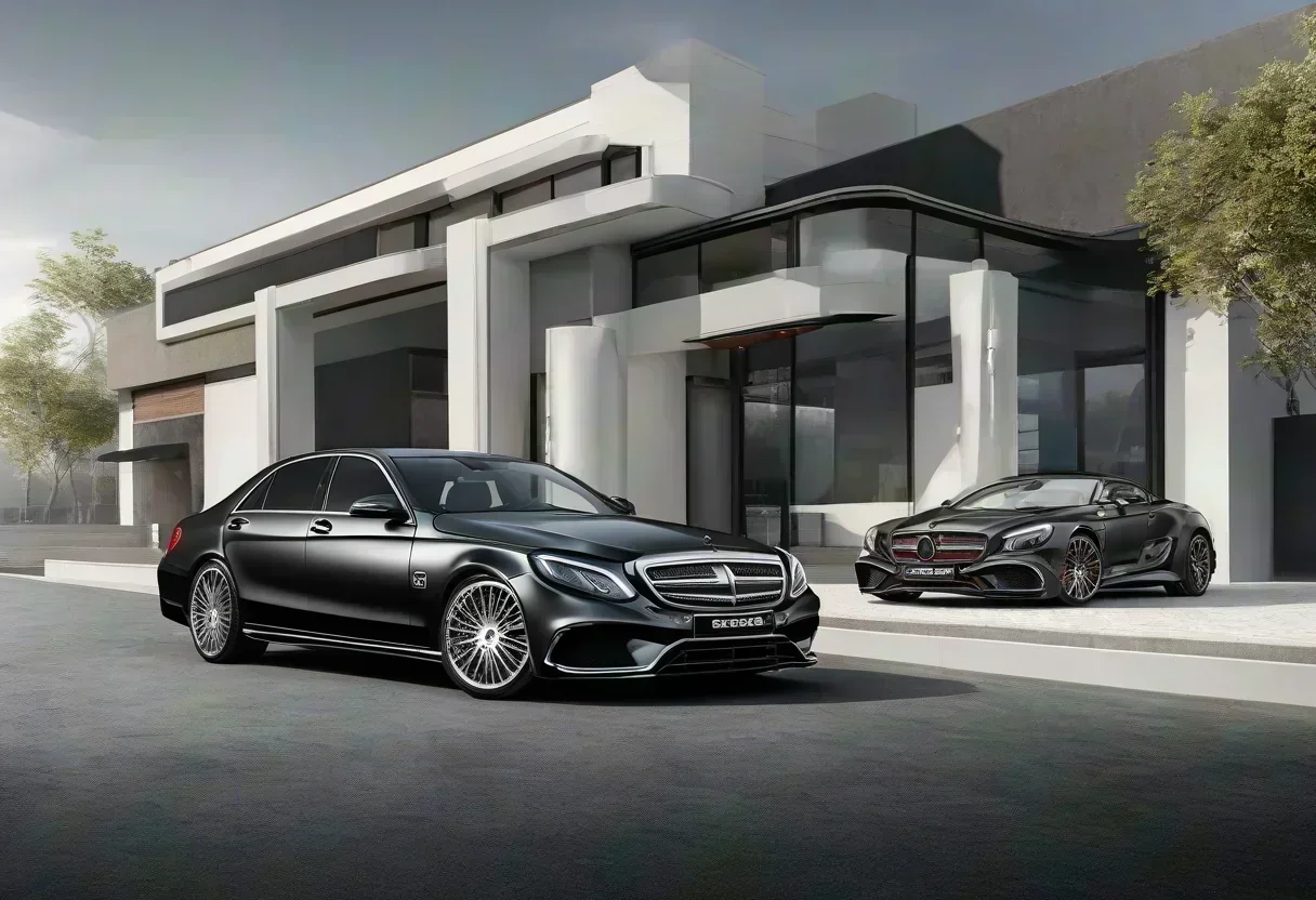 A Brabus 820, with a sleek and sporty design, showcasing the company's attention to detail and commitment to exceptional performance.