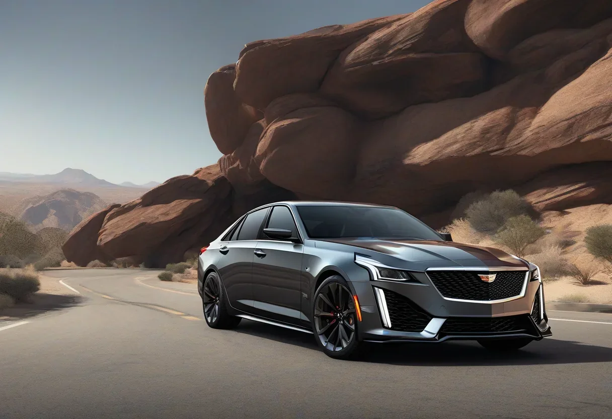 Cadillac CT5-V Blackwing in motion