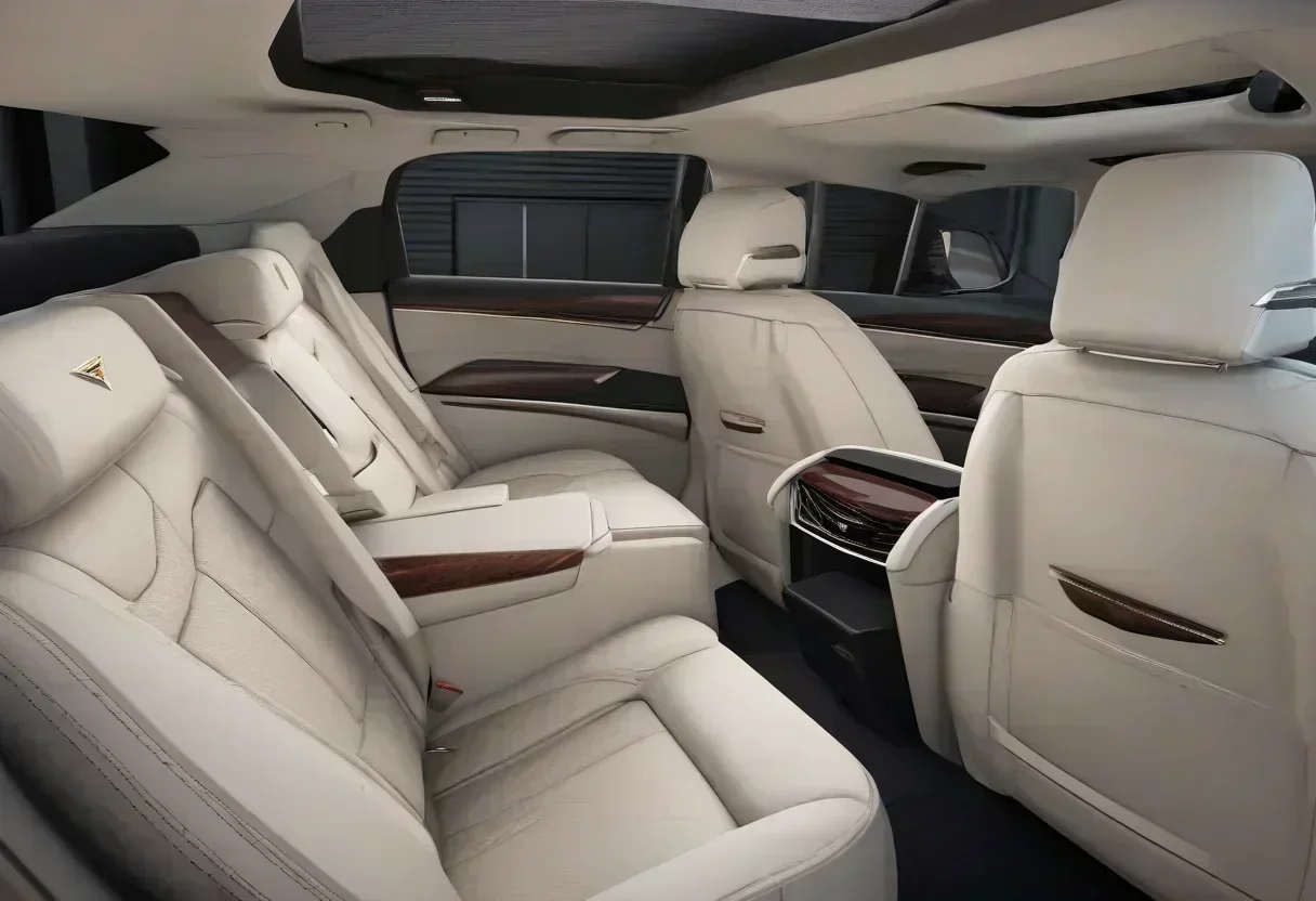 2026 Cadillac Vistiq with folded third-row seats