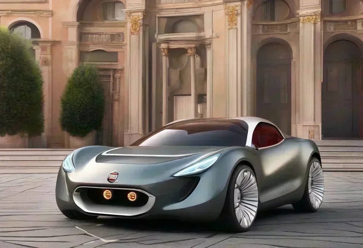 Fiat Multiplina concept, a bold reinterpretation of the 1956 Fiat 600 Multipla.