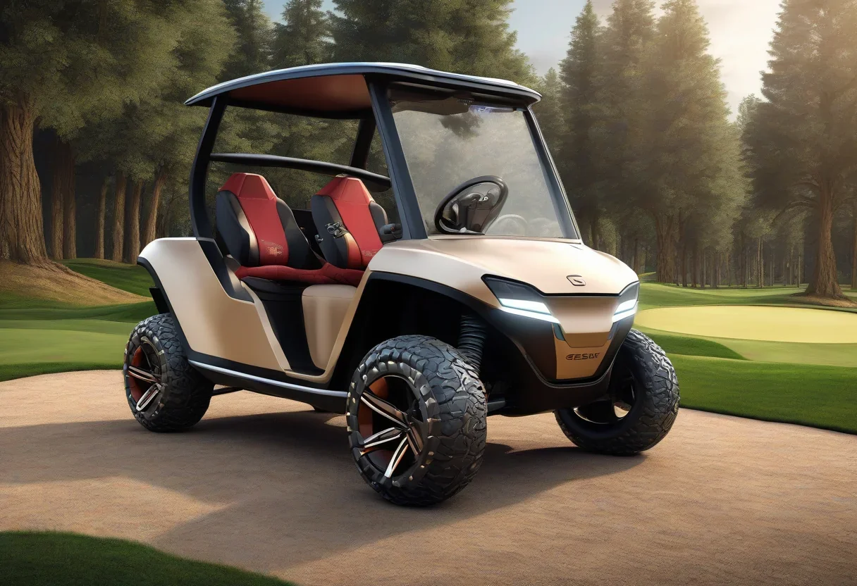 Genesis Box Buggy on a golf course