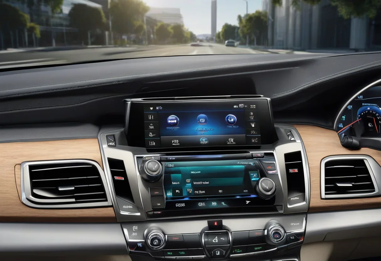Honda Accord infotainment system with Google Gemini interface