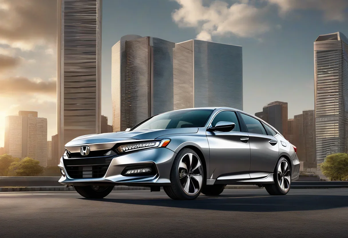 A high-riding Honda Accord hatchback with a wedge-shaped design and a hatch.