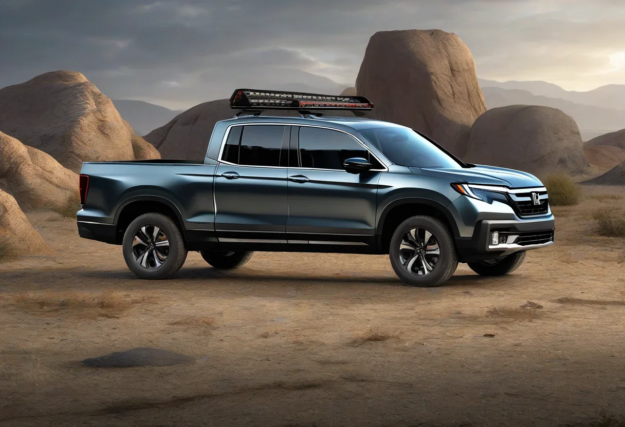 2026 Honda Ridgeline with a rugged and traditional truck design