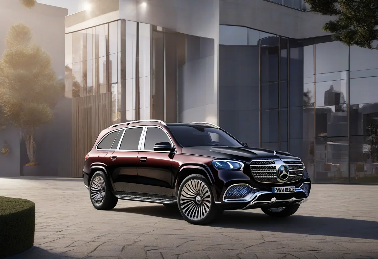 Mercedes-Maybach GLS with illuminated front fascia