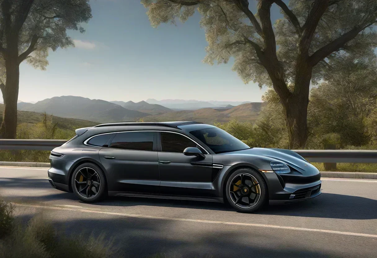 Porsche Fan's Final Wish Fulfilled with Custom Taycan Sport Turismo Hearse