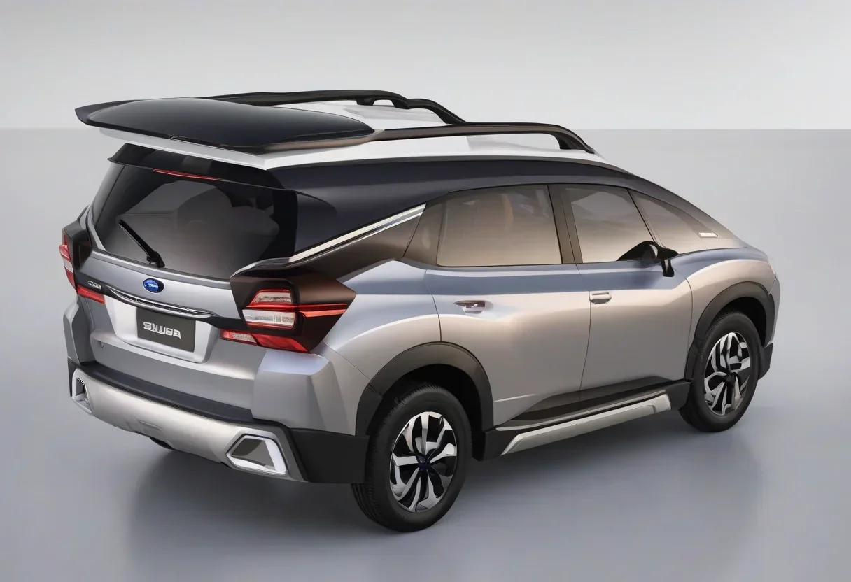 Subaru Getaway electric SUV, with a sleek and modern design and a spacious interior.