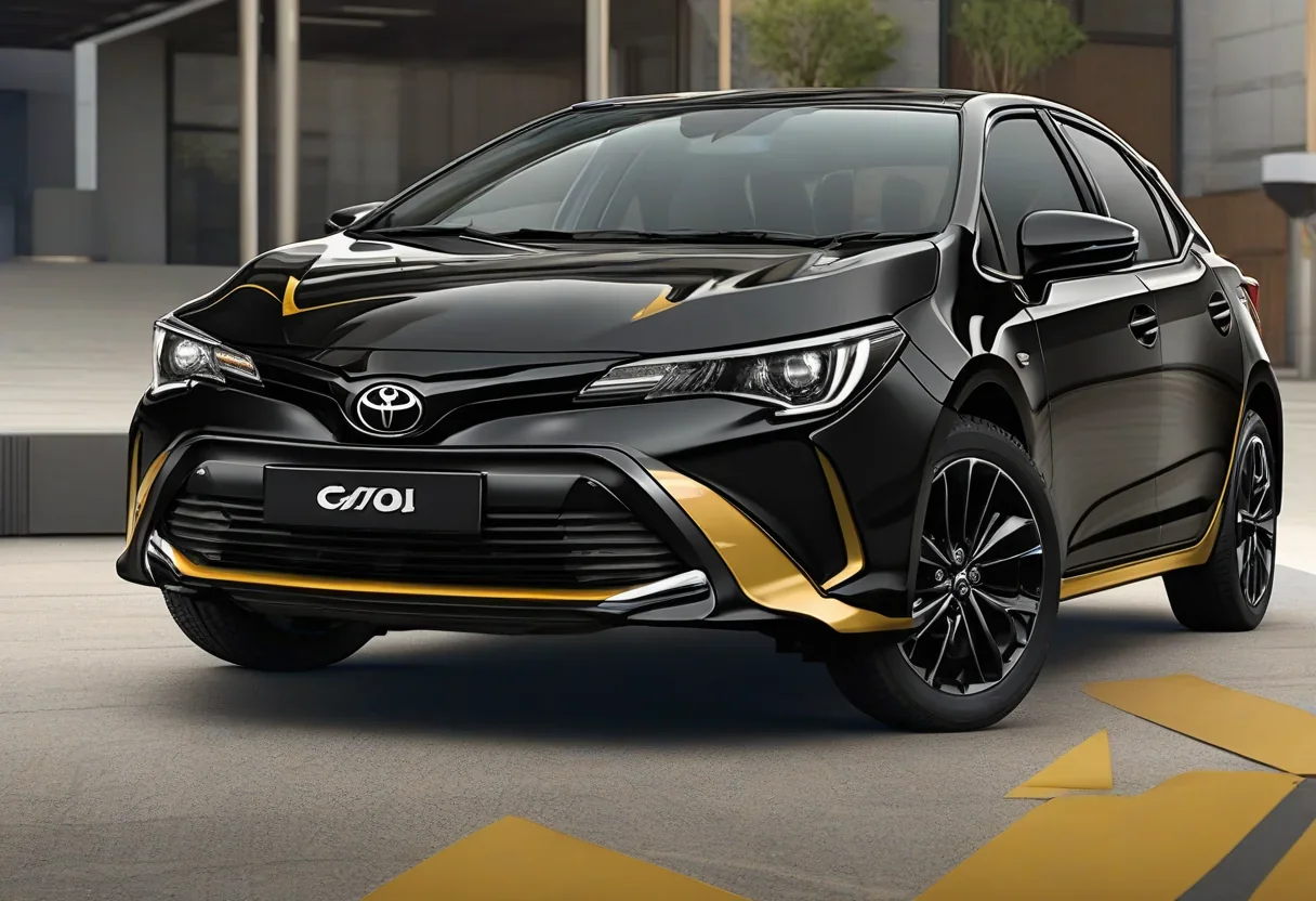 Toyota Corolla Sport G Z Active Elegance edition in Black and Mustard two-tone color option