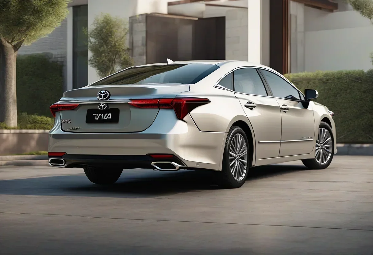 The facelifted Toyota Avalon in China, with a new front fascia and split taillights.