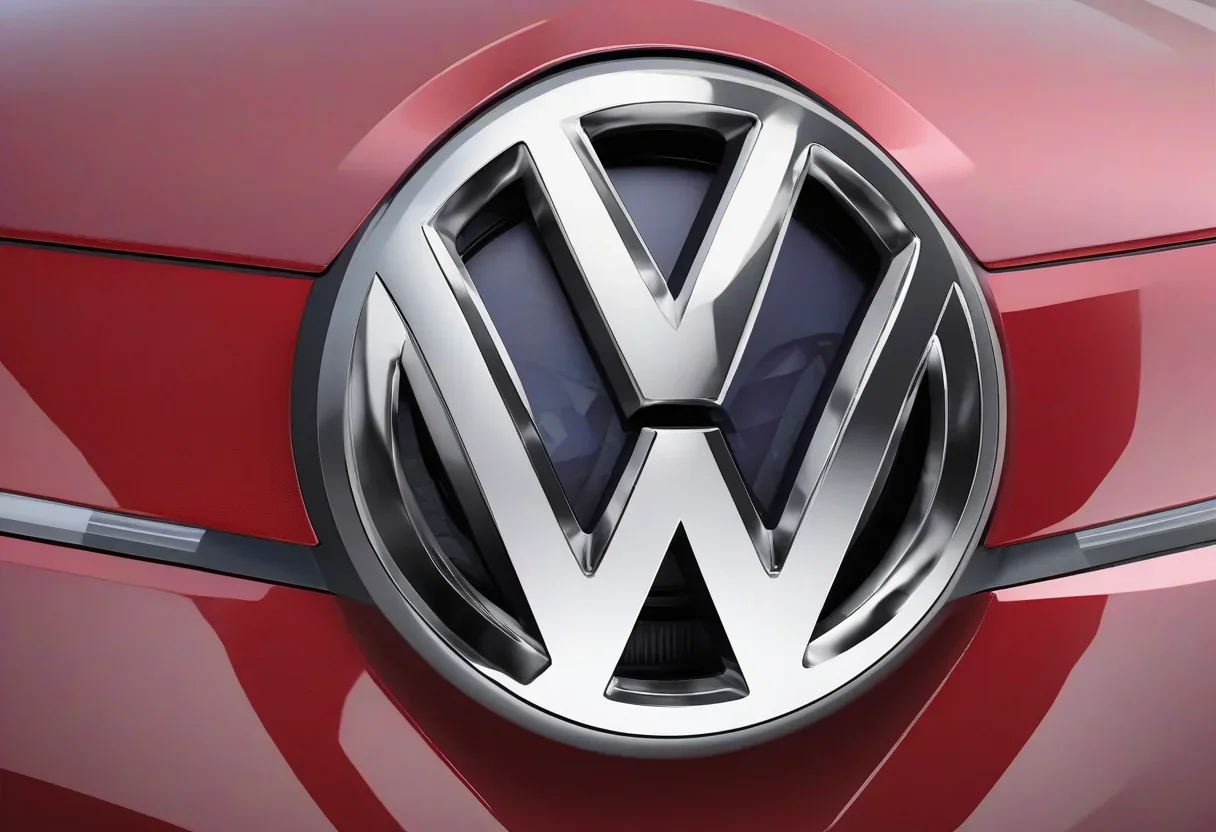 Volkswagen Group logo with a red slash through it
